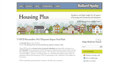 Desktop Screenshot of housingplusblog.com